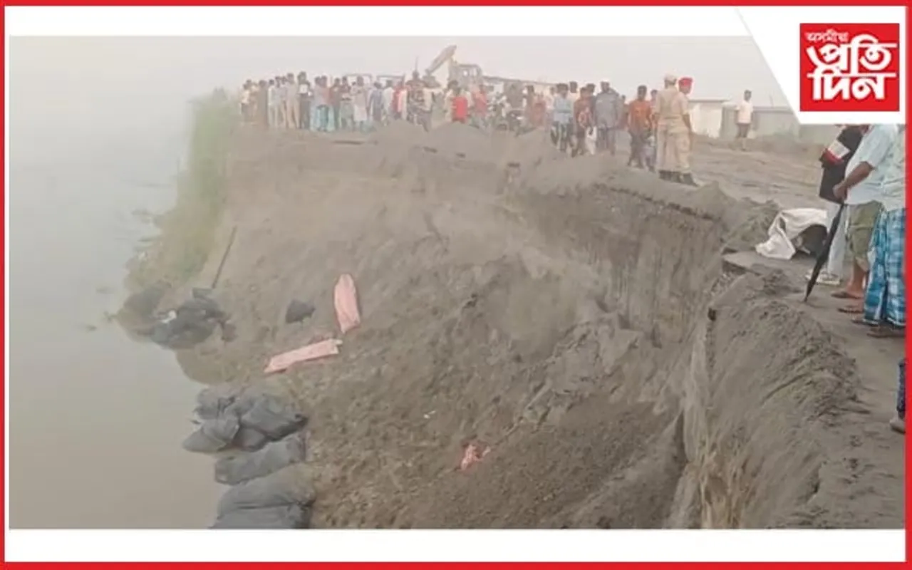 কলগাছিয়াত বেকী নৈৰ গৰাখহনীয়াৰ কৱলত বিকল্প ৰাজ্যিক পথঃ বিভাগীয় বিষয়াৰ উপস্থিতিত উত্তপ্ত পৰিস্থিতি